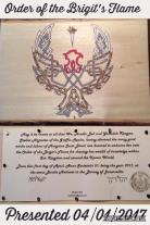 Brigits Flame, Order of 