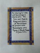 Black Flame, Award of the