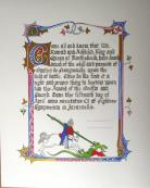 Griffin & Sword, Award of the