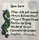 Brigits Flame, Order of 