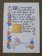 Battle's Wall, Award of the